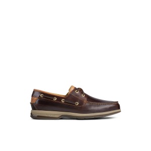 Amaretto Sperry Gold Cup Boat Shoe | XNLIOZQ-43