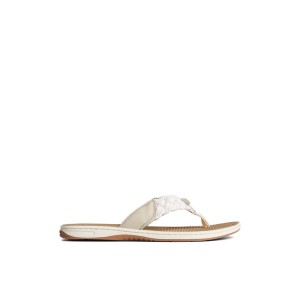 Beige Sperry Parrotfish Braid Sandal | MRPKDXO-06