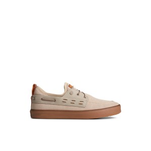 Beige Sperry SeaCycled Fairlead Boat Sneaker | DJNKLHM-52