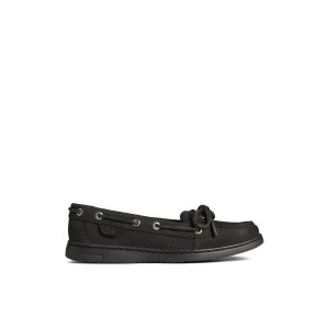 Black Sperry Angelfish Boat Shoe | CKRIAGD-89