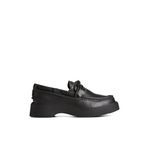 Black Sperry Bayside Boat Shoe | XOQEJRL-15