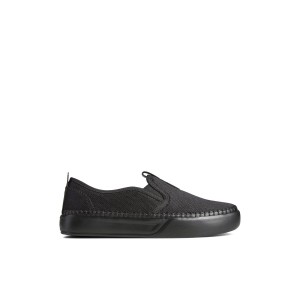 Black Sperry Breaker Plushwave Sneaker | PLRGQCT-73