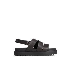 Black Sperry Cami Flatform Sandal | ZRCVTAI-75