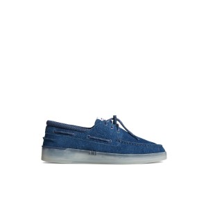 Blue Sperry Concepts Authentic Original 3-Eye Cup Boat Shoe | MBQHIZD-83