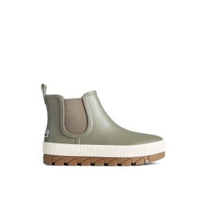 Green Sperry Torrent Chelsea Waterproof Rain Boot | NTUGBPY-69