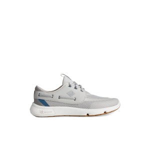 Grey Sperry 7 Sea 3-Eye Sneaker | NKTWGOQ-02