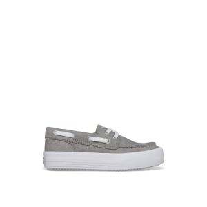 Grey Sperry Bahama Platform Sneaker | EHXRMDJ-62