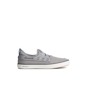 Grey Sperry SeaCycled Fairlead Boat Sneaker | KABHPVE-30