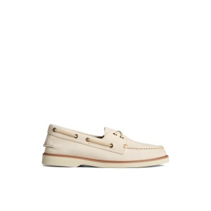 Khaki Sperry Authentic Original Double Sole Nubuck Boat Shoe | YMVUNXC-03