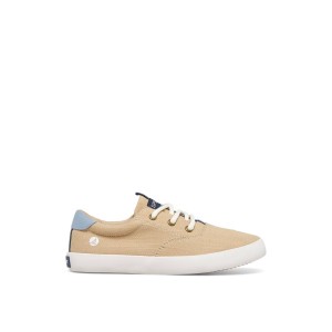 Khaki Sperry Spinnaker Washable Sneaker | GYKRJTD-02