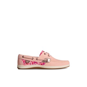 Light Red Sperry Koifish Floral Boat Shoe | JLIUTRZ-21