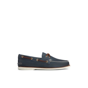 Navy Sperry Gold Cup Authentic Original Boat Shoe | LDTHEBA-71