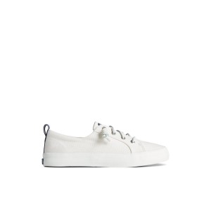 White Sperry Crest Vibe Sneaker | EHTRCUA-71