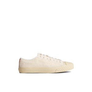 White Sperry Racquet Oxford Pride Sneaker | UPEXYLC-26