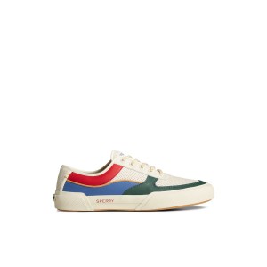 White Sperry SeaCycled Soletide Sneaker | XQMRTZC-02