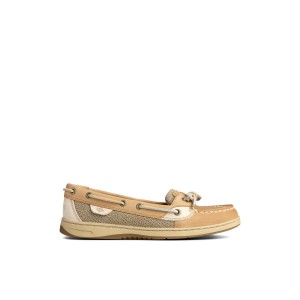 White / White Sperry Angelfish Boat Shoe | QWPSGMN-60