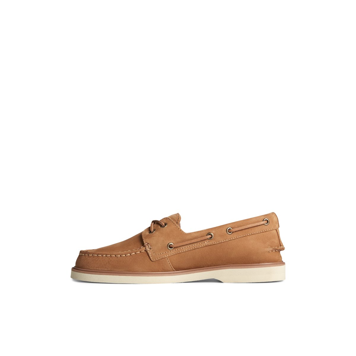 Beige Sperry Authentic Original Double Sole Nubuck Boat Shoe | AOQBPWF-40