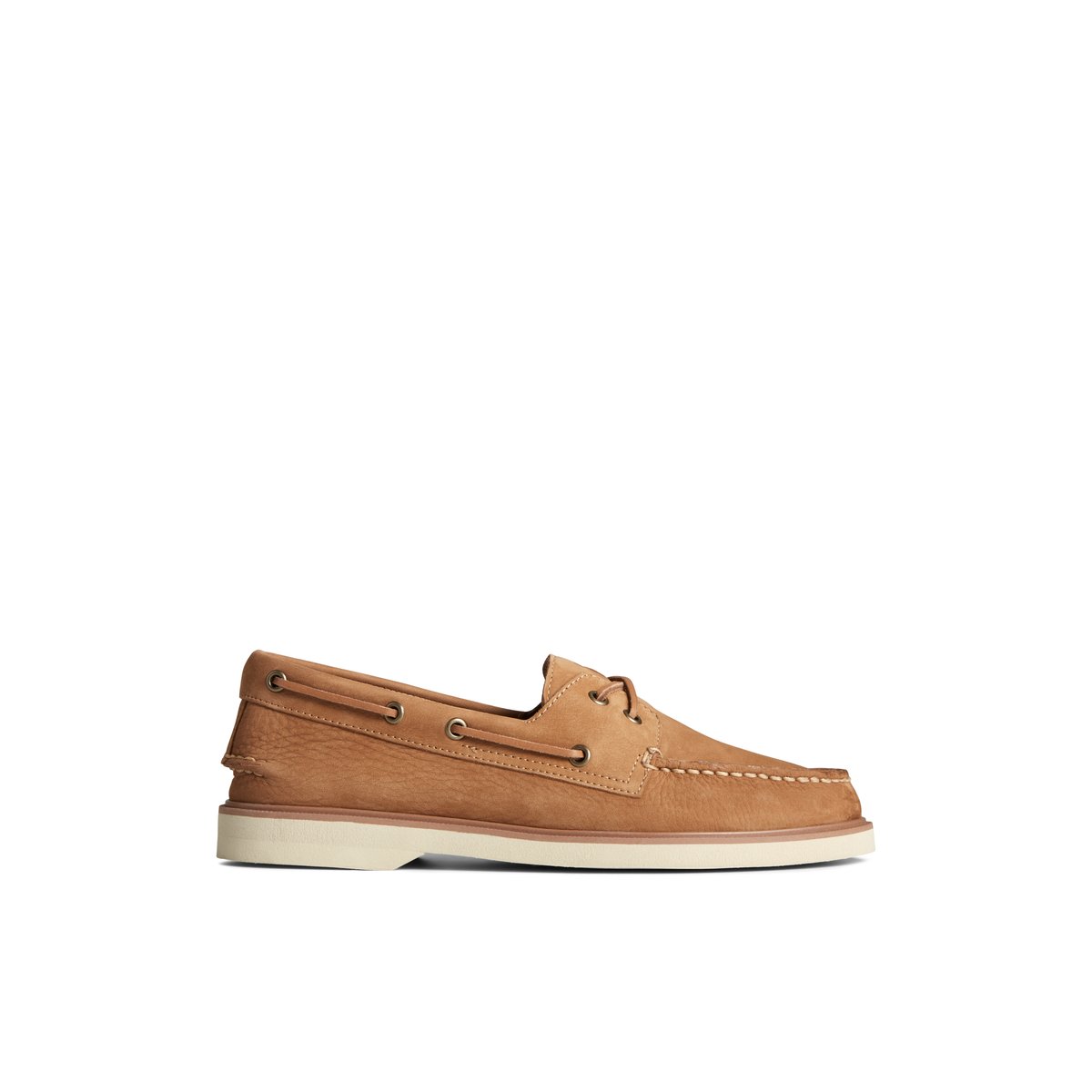 Beige Sperry Authentic Original Double Sole Nubuck Boat Shoe | AOQBPWF-40