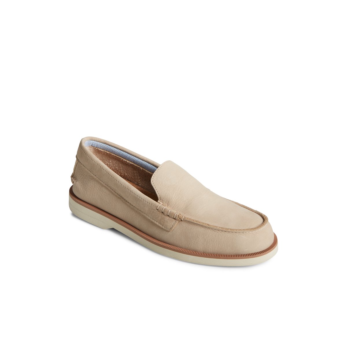 Beige Sperry Authentic Original Double Sole Venetian Loafer | GVLBJTQ-57