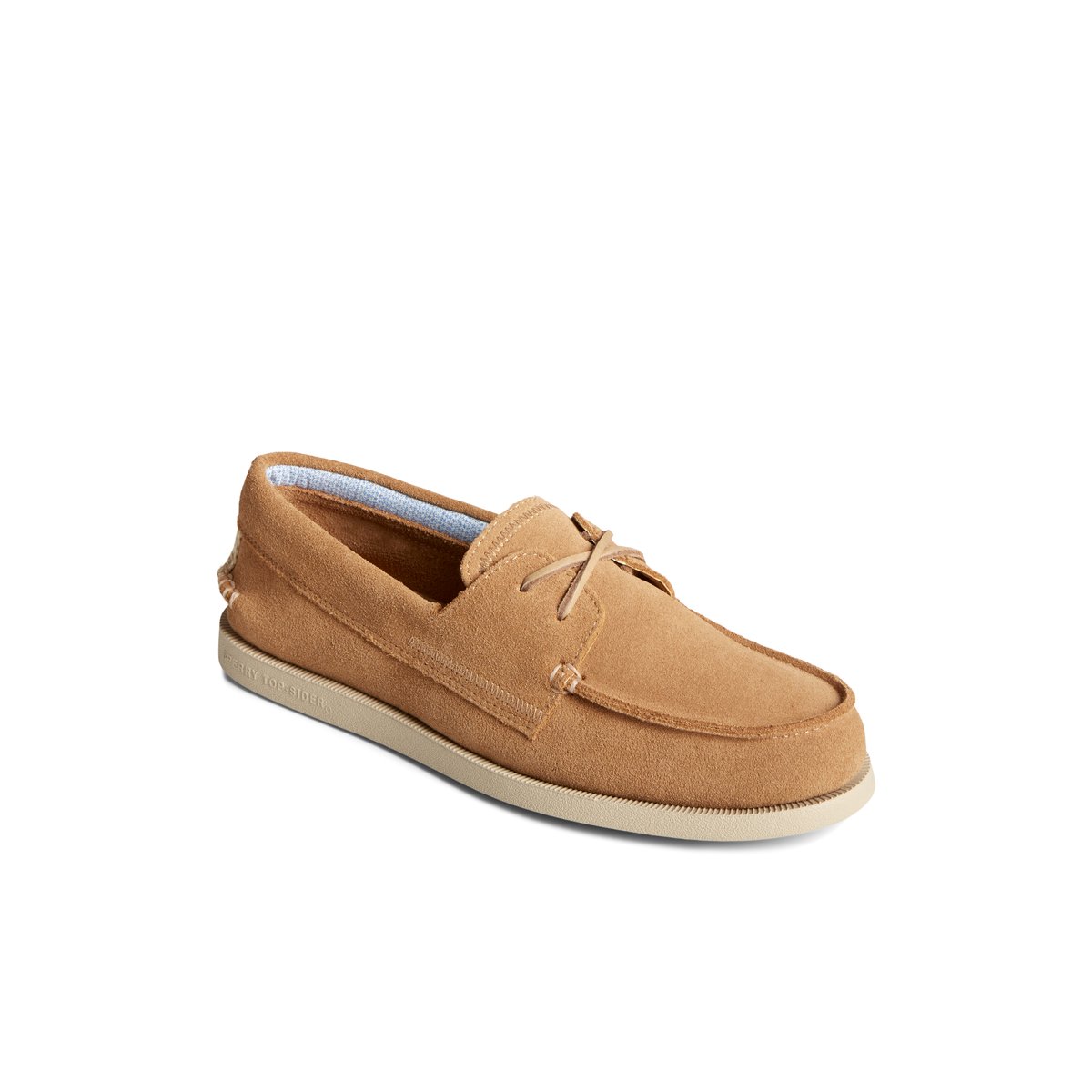 Beige Sperry Authentic Original Sirocco Suede Boat Shoe | REGQNOF-12