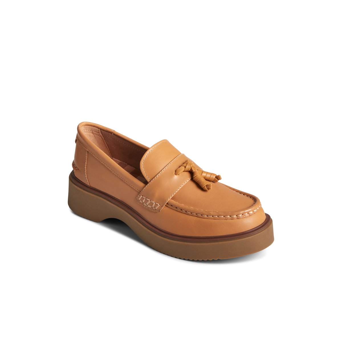 Beige Sperry Bayside Loafer | MJPQAGN-86