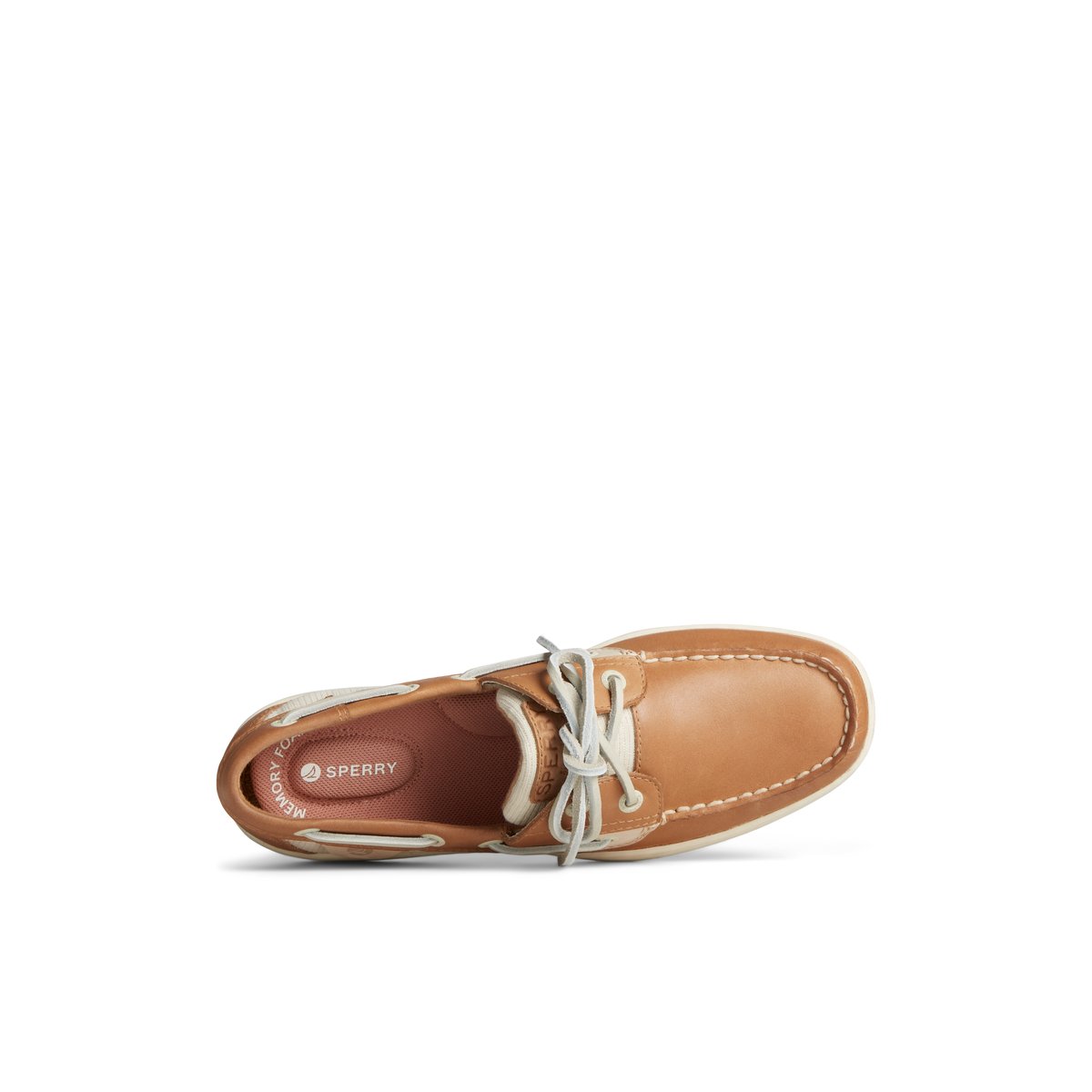 Beige Sperry Bluefish Metallic Boat Shoe | BNDLXWV-25