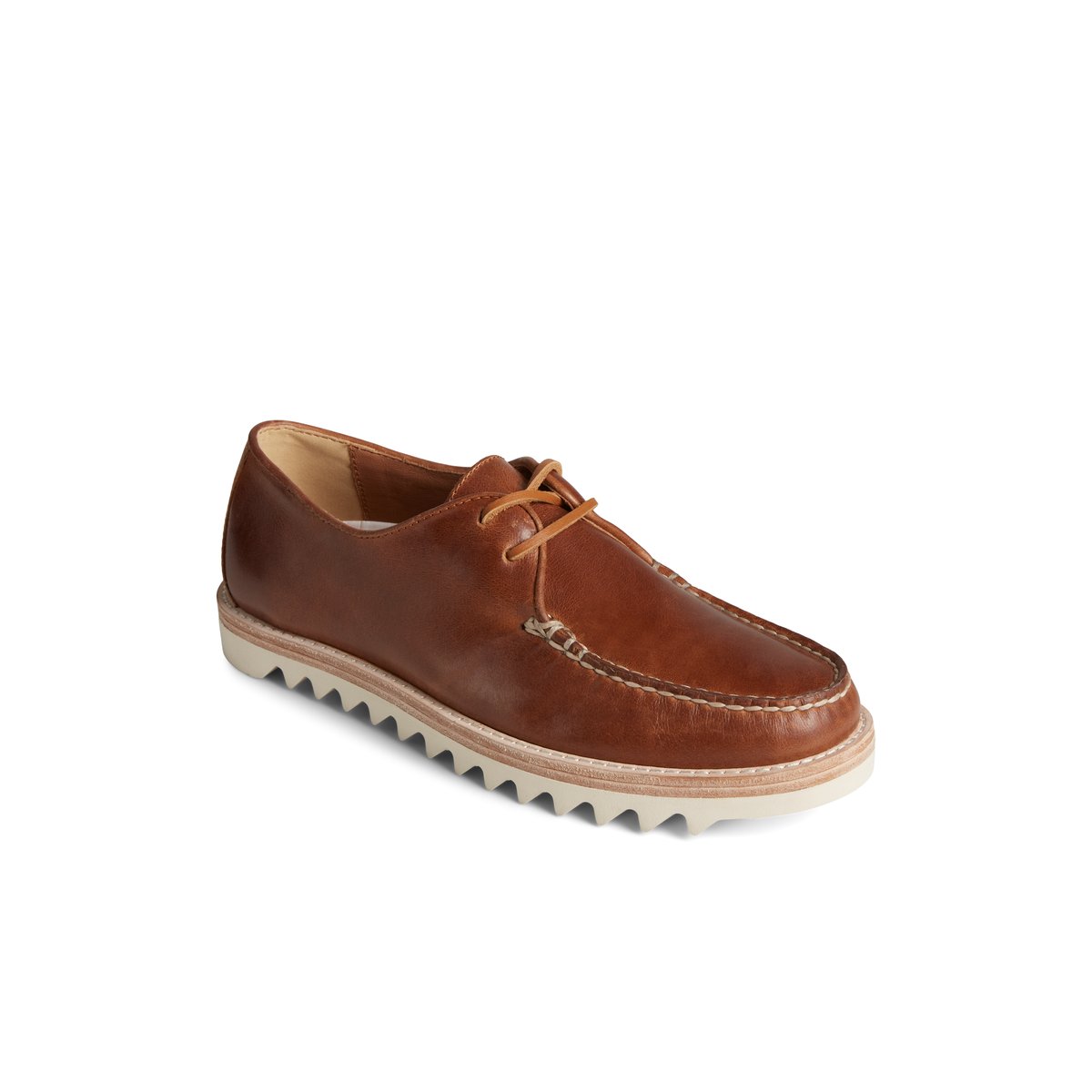 Beige Sperry Captain's Vibram Oxford | DKRMQTN-48