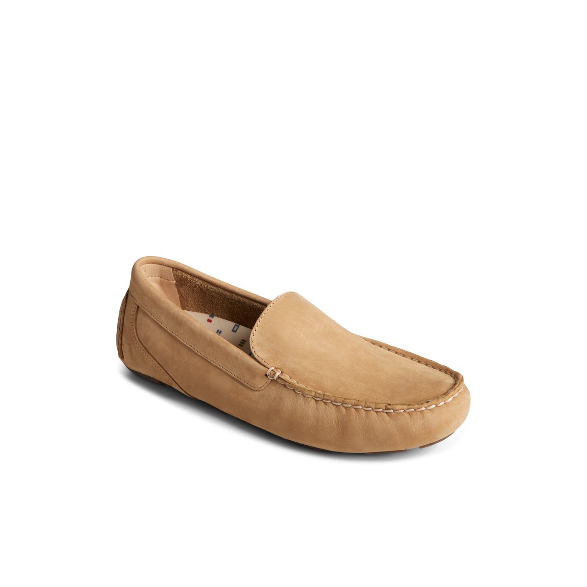 Beige Sperry Davenport Nubuck Venetian Driver | WKDJTXR-86