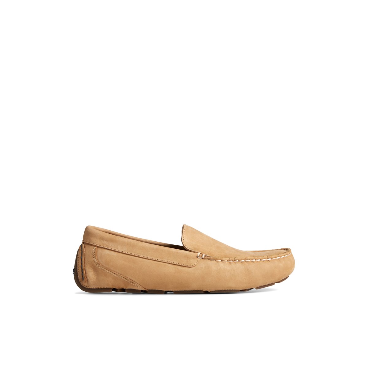 Beige Sperry Davenport Nubuck Venetian Driver | WKDJTXR-86