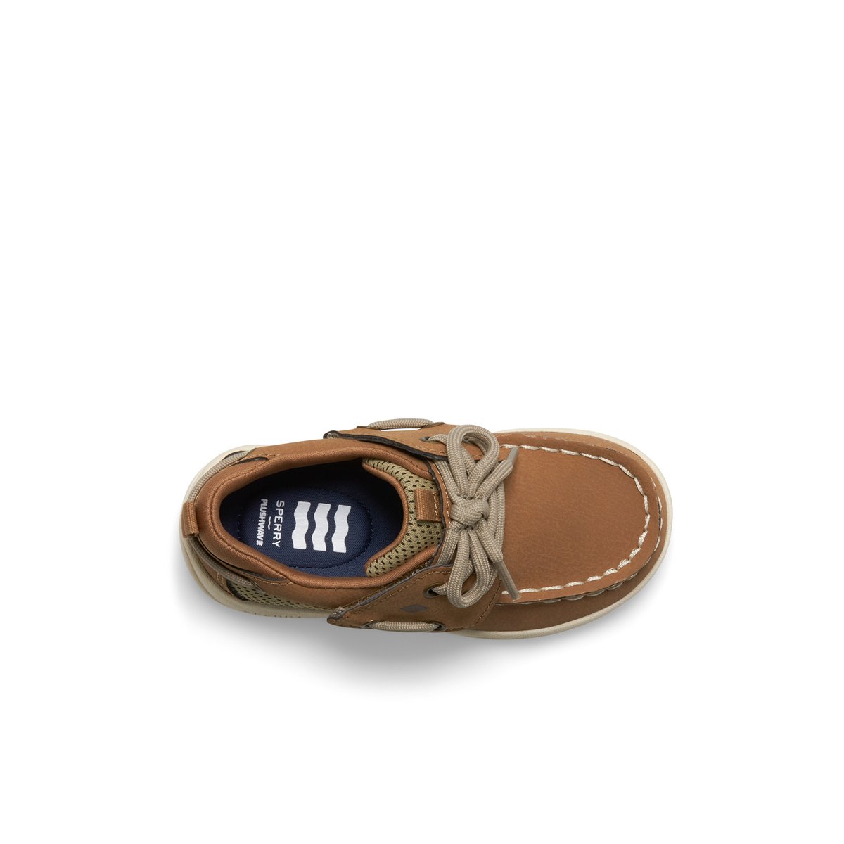 Beige Sperry Fairwater PLUSHWAVE Jr Boat Shoe | GJVBTZH-93