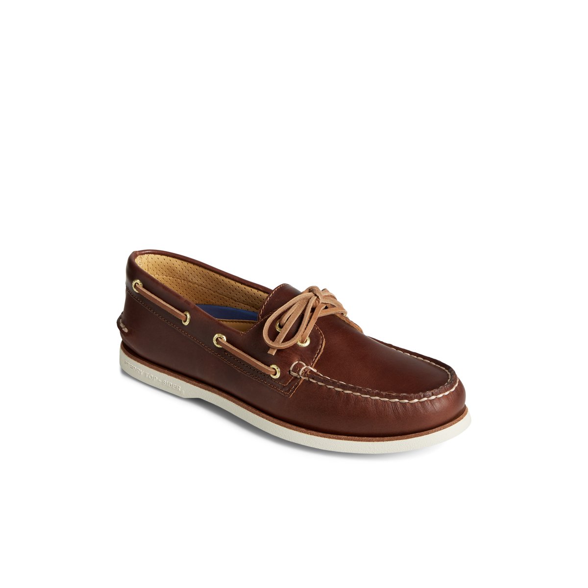 Beige Sperry Gold Cup Authentic Original Orleans Leather Boat Shoe | MKPFQCH-20