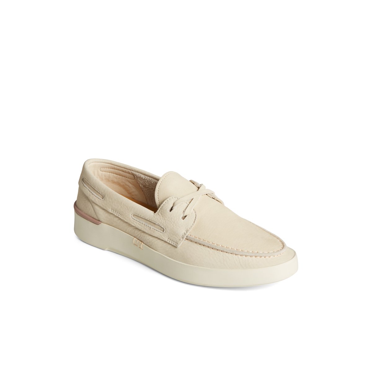 Beige Sperry Gold Cup Authentic Original PLUSHWAVE Cup Boat Shoe | DLJTNGY-37