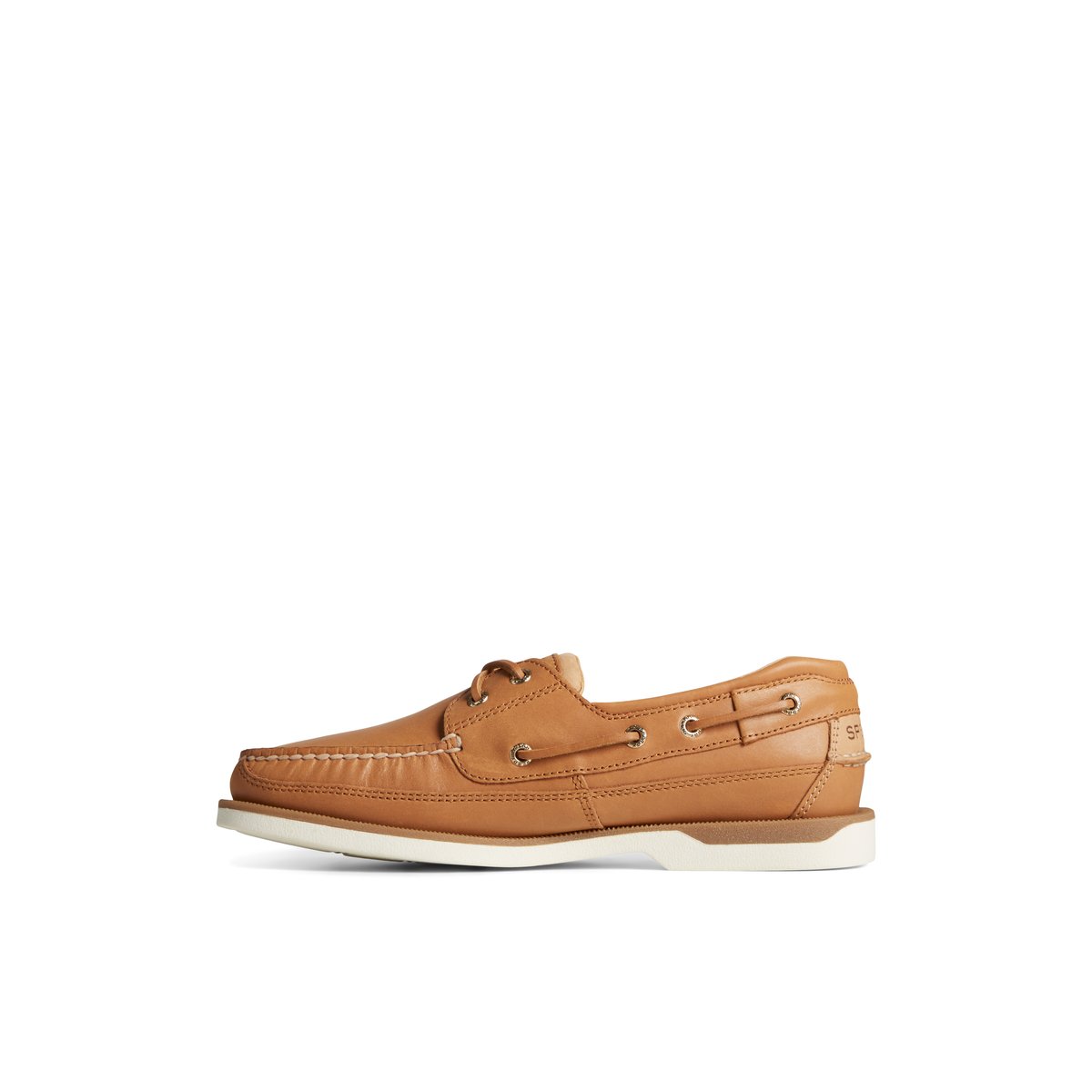 Beige Sperry Gold Cup Mako Boat Shoe | SYAKXQV-16