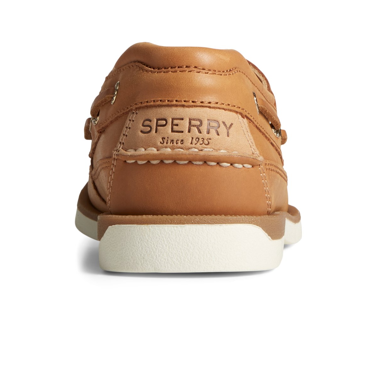 Beige Sperry Gold Cup Mako Boat Shoe | SYAKXQV-16