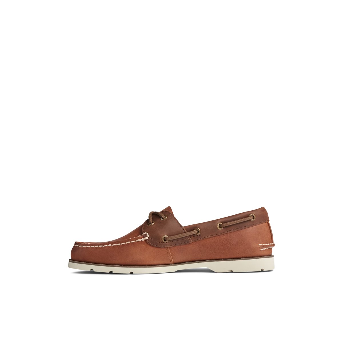 Beige Sperry Leeward Two-Tone Boat Shoe | IJHKBEL-60