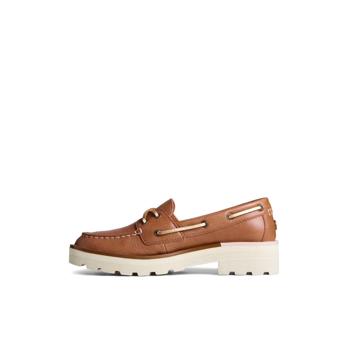 Beige Sperry Lug Boat Shoe | JUWDCSK-37