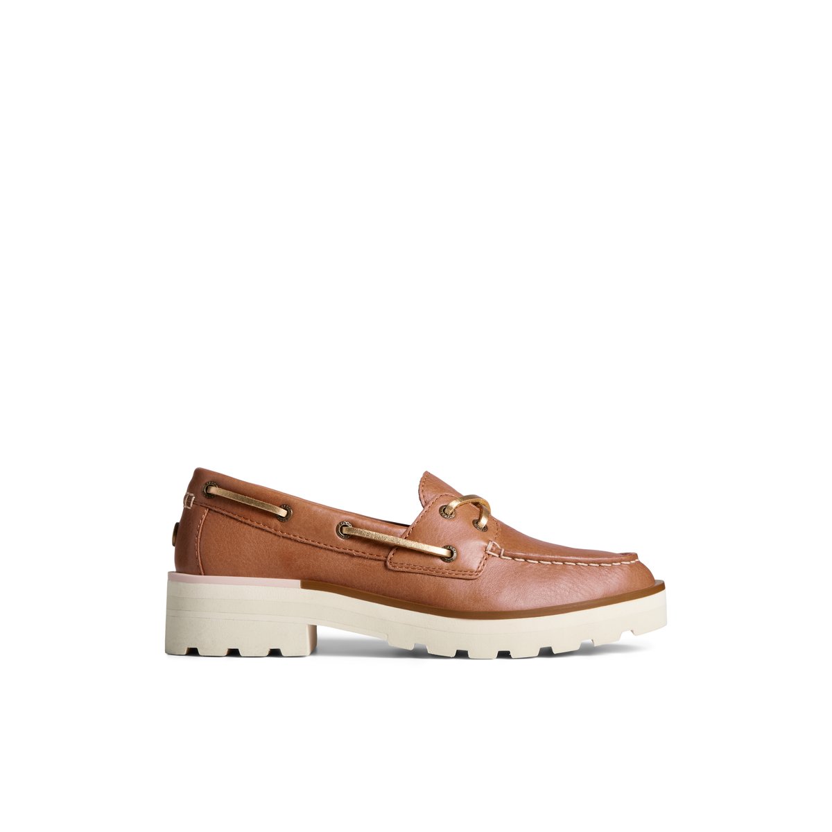 Beige Sperry Lug Boat Shoe | JUWDCSK-37