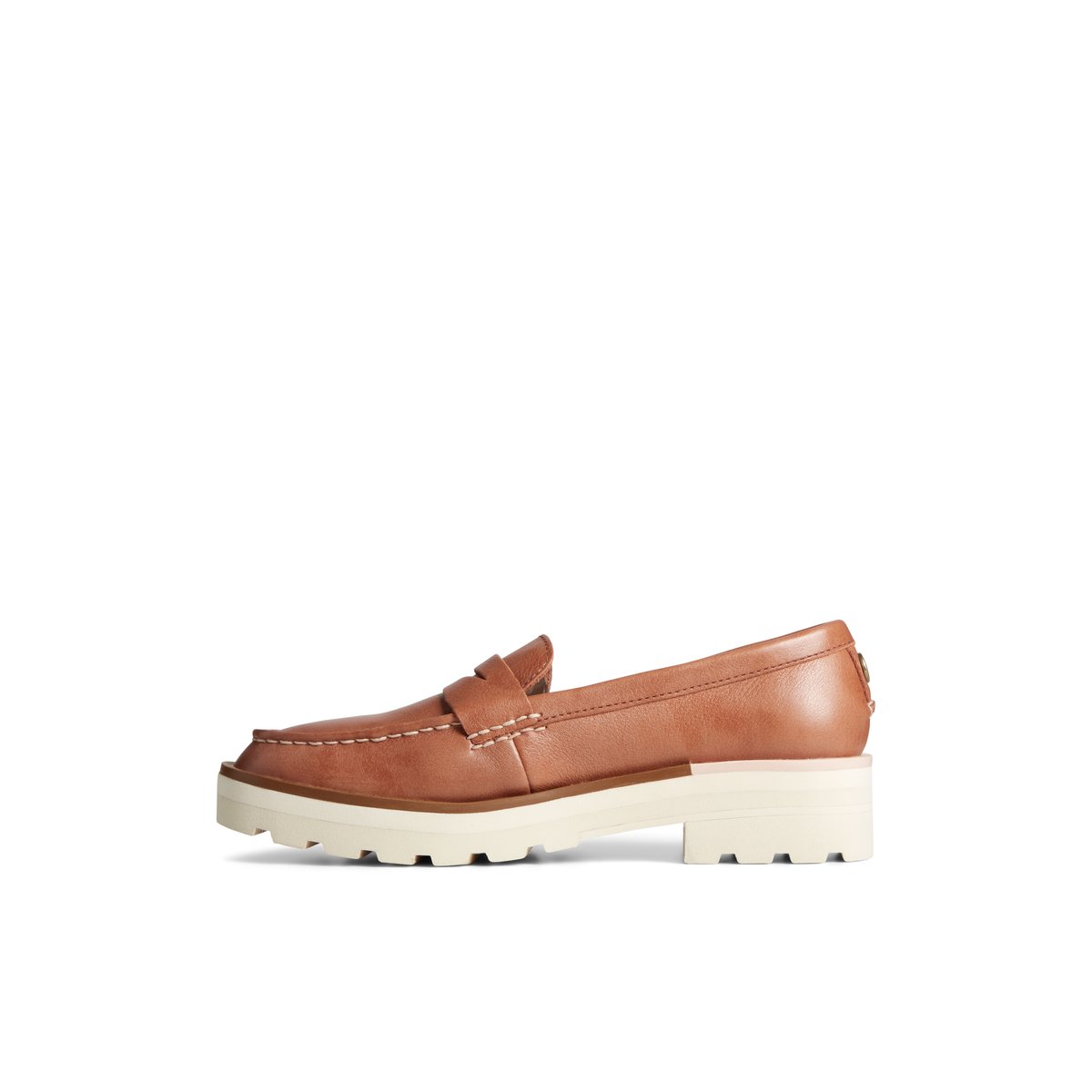 Beige Sperry Lug Penny Loafer | DUKBPZF-68