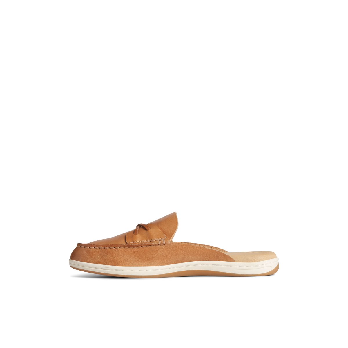 Beige Sperry Mulefish Leather Boat Shoe | YAJQMES-82