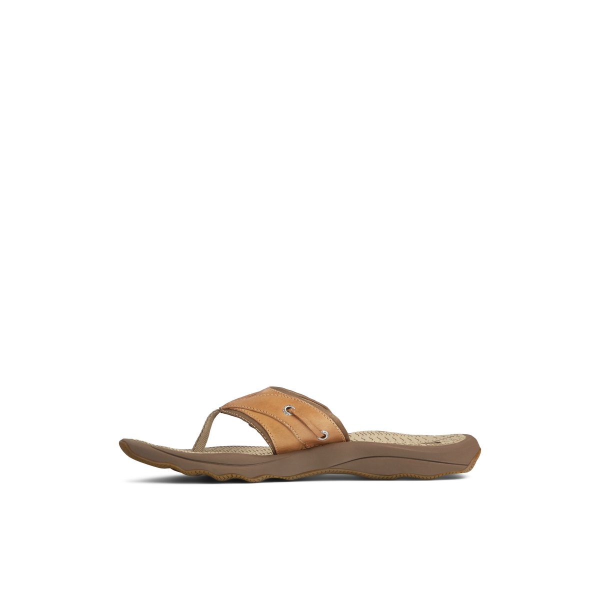 Beige Sperry Outer Banks Flip Flop | WQJUPMO-35