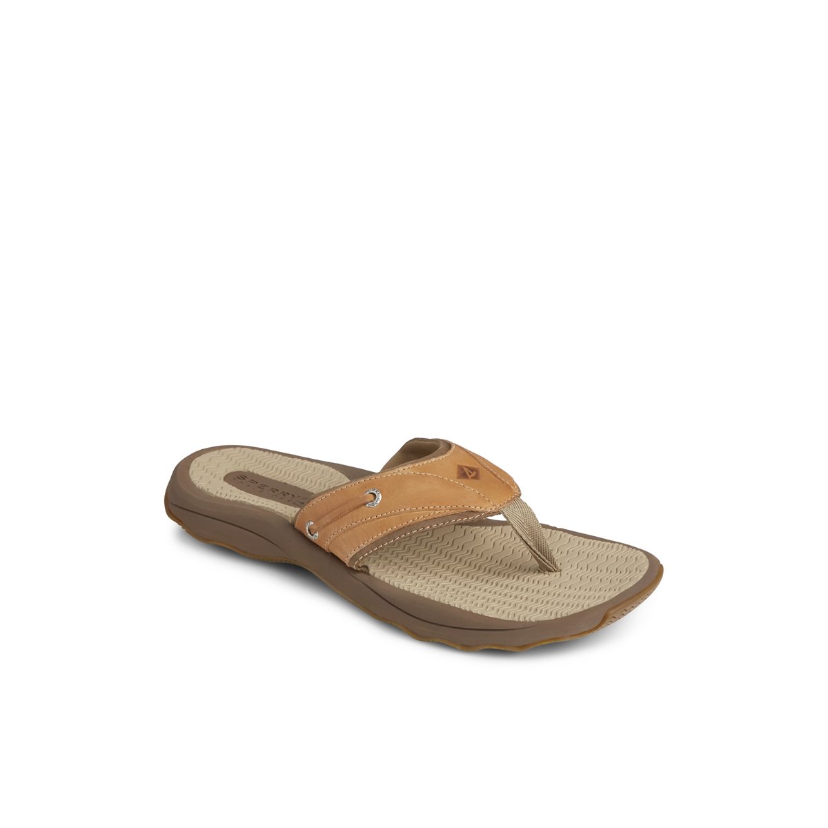 Beige Sperry Outer Banks Flip Flop | WQJUPMO-35