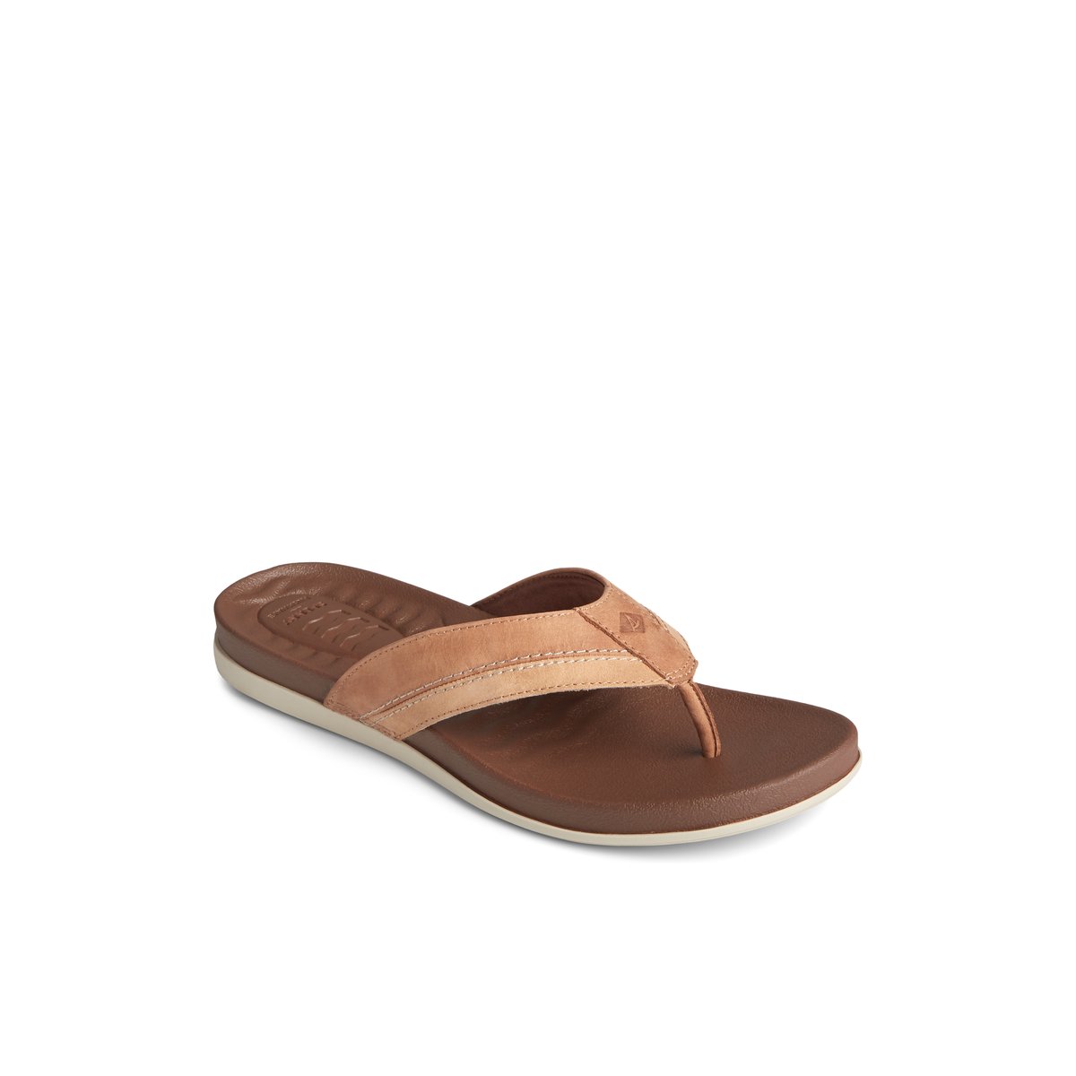 Beige Sperry PLUSHWAVE Thong Sandal | QEYSIGU-30