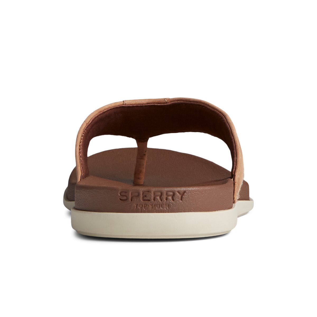 Beige Sperry PLUSHWAVE Thong Sandal | QEYSIGU-30