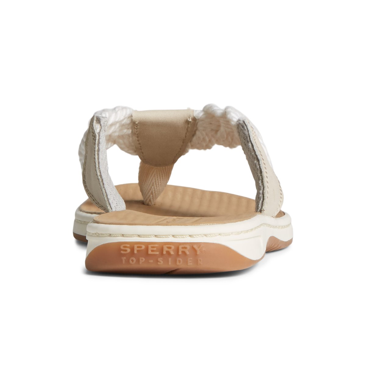 Beige Sperry Parrotfish Braid Sandal | MRPKDXO-06