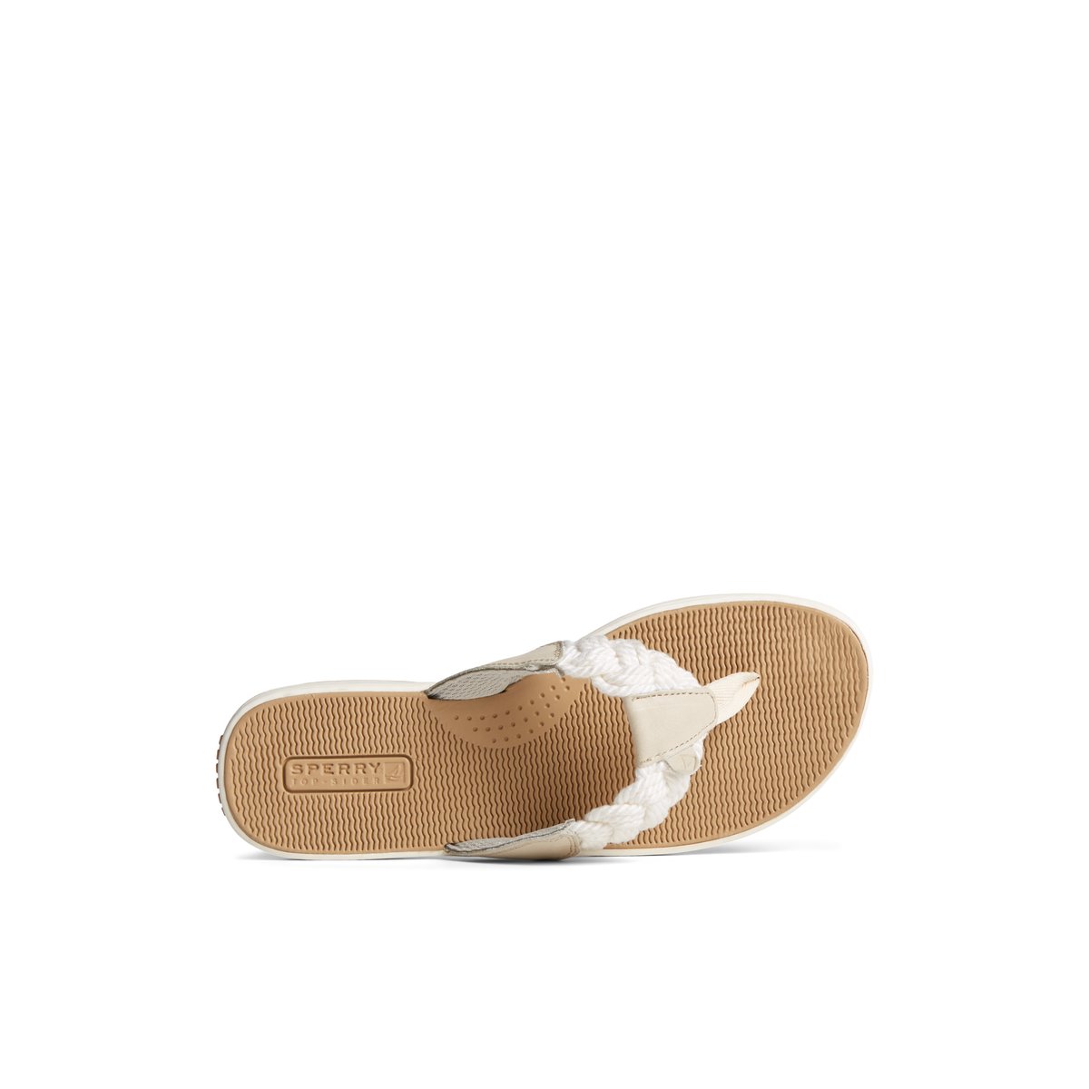 Beige Sperry Parrotfish Braid Sandal | MRPKDXO-06