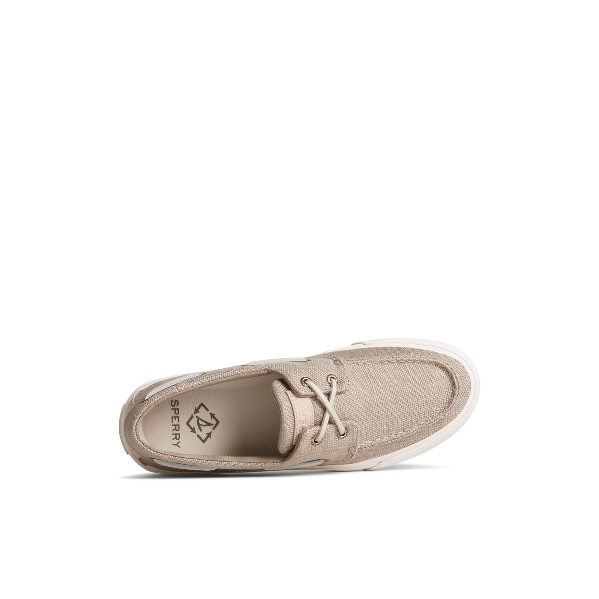 Beige Sperry SeaCycled Bahama II Baja Sneaker | OAMWRNS-64