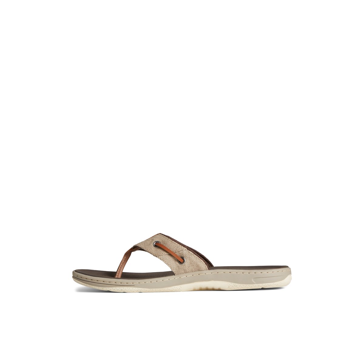 Beige Sperry SeaCycled Baitfish Baja Flip Flop | IFRNHKU-26