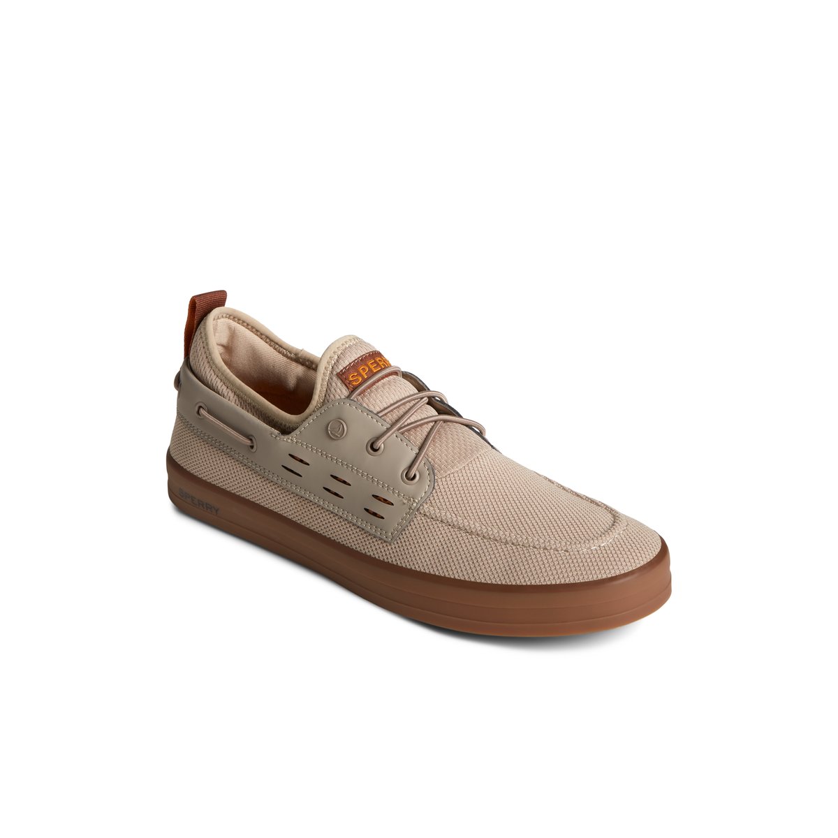 Beige Sperry SeaCycled Fairlead Boat Sneaker | DJNKLHM-52