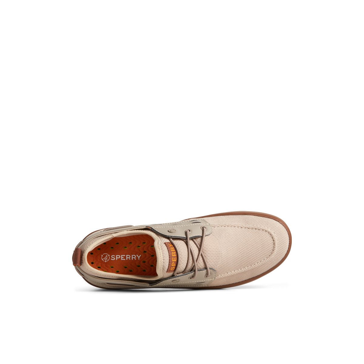 Beige Sperry SeaCycled Fairlead Boat Sneaker | DJNKLHM-52