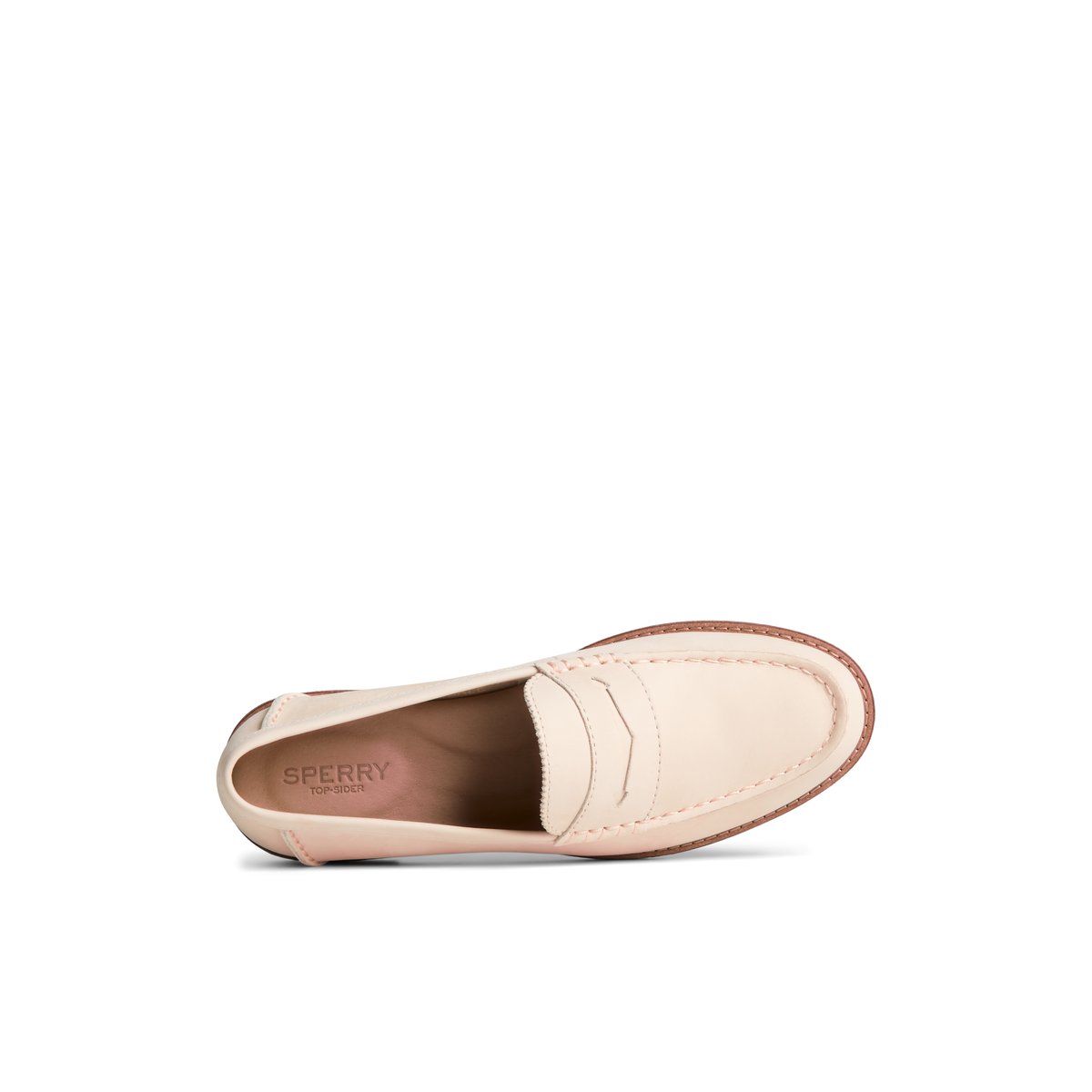 Beige Sperry Seaport Penny Loafer | SZCGLTU-65